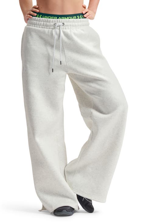 Icon Fleece Wide Leg Sweatpants