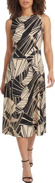 Maggy London Woven Midi Dress