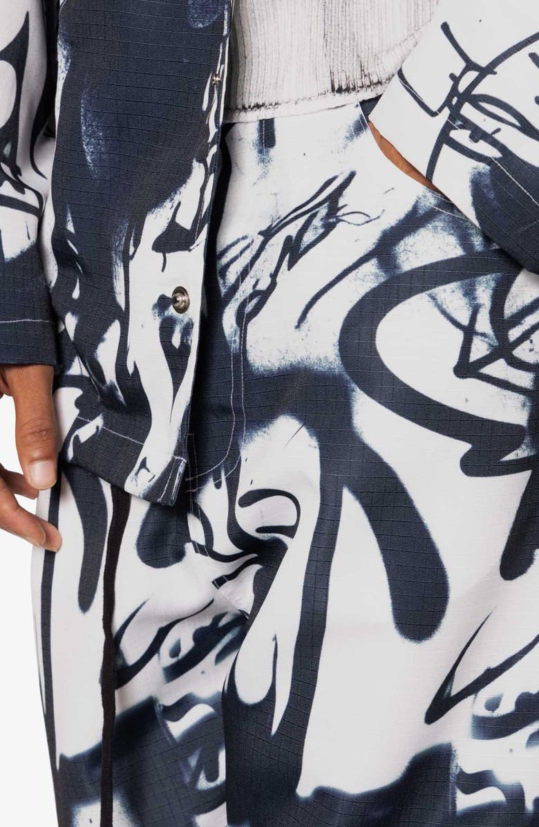 mnml Graffiti Coach Ripstop Pants, Alternate, color, 