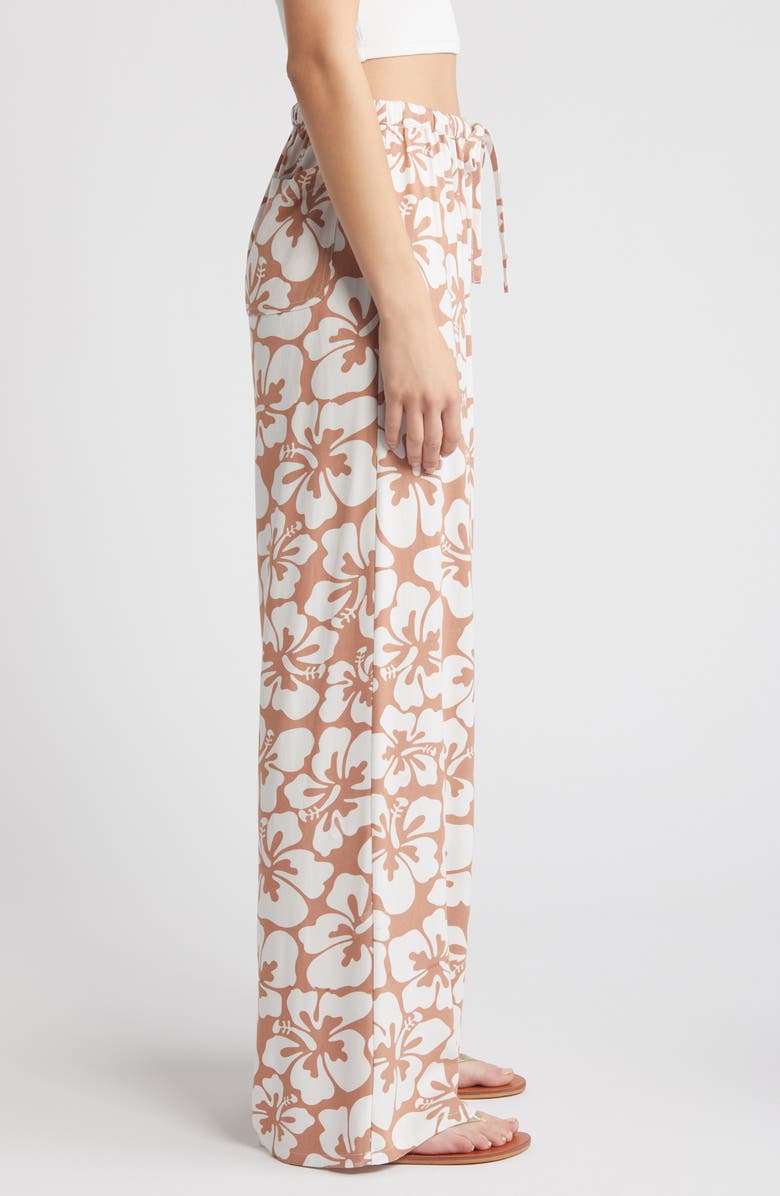 Rip Curl Hibiscus Heat Wide Leg Drawstring Pants, Alternate, color,