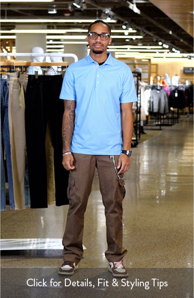 Daisy Neat Floral PREP-FORMANCE Golf Polo, sales video thumbnail