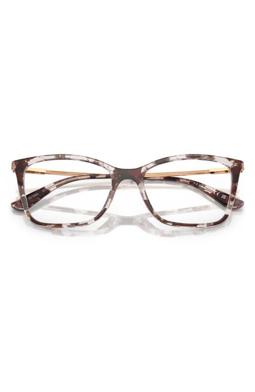 Vogue 53mm Butterfly Optical Glasses In Grey Havana