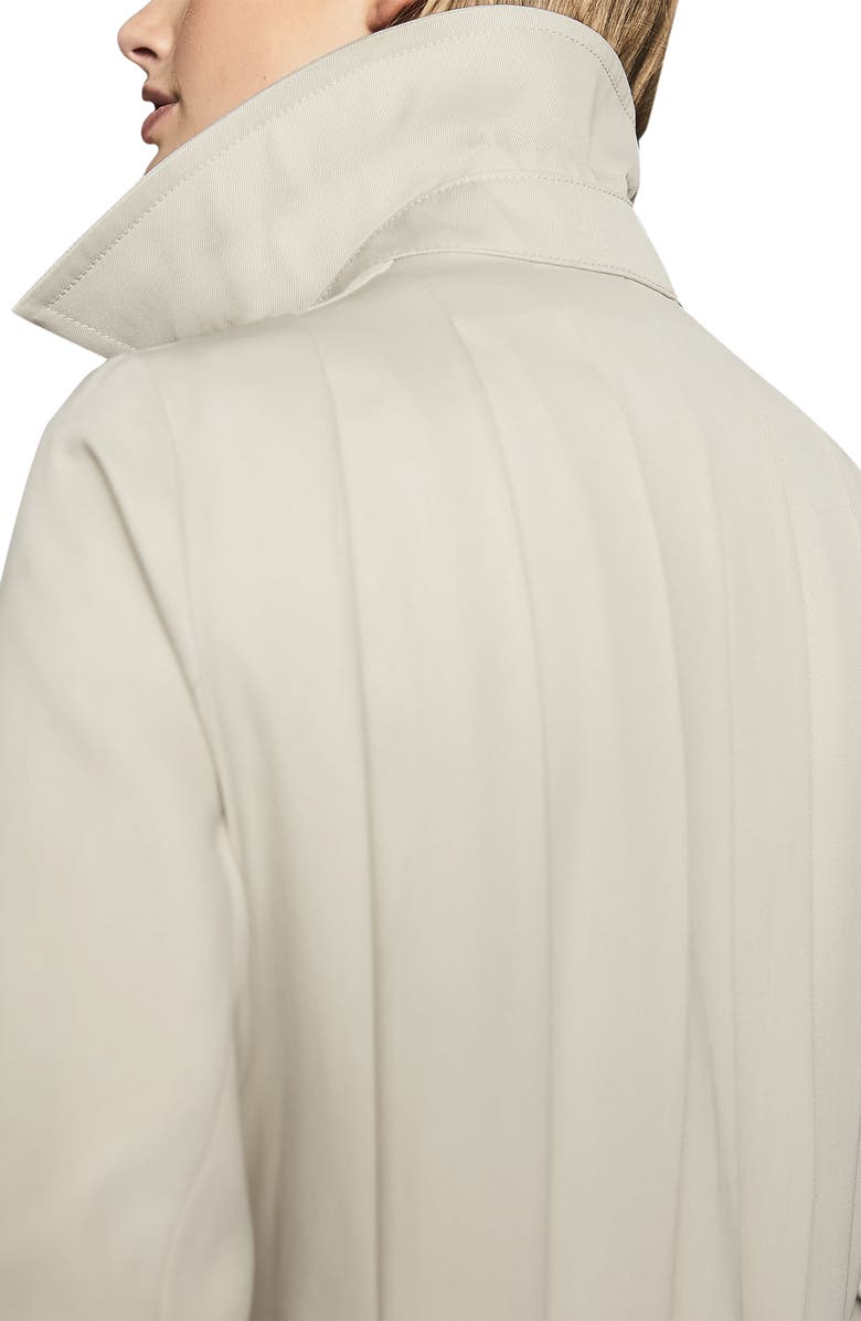 Reiss Pixie Pleat Back Trench Coat, Alternate, color, 