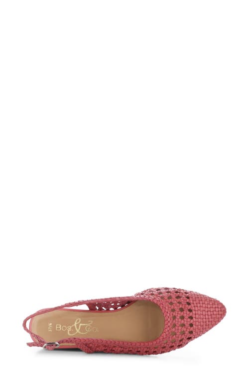 BOS. & CO. BOS. & CO. WILLOW SLINGBACK CAP TOE FLAT 