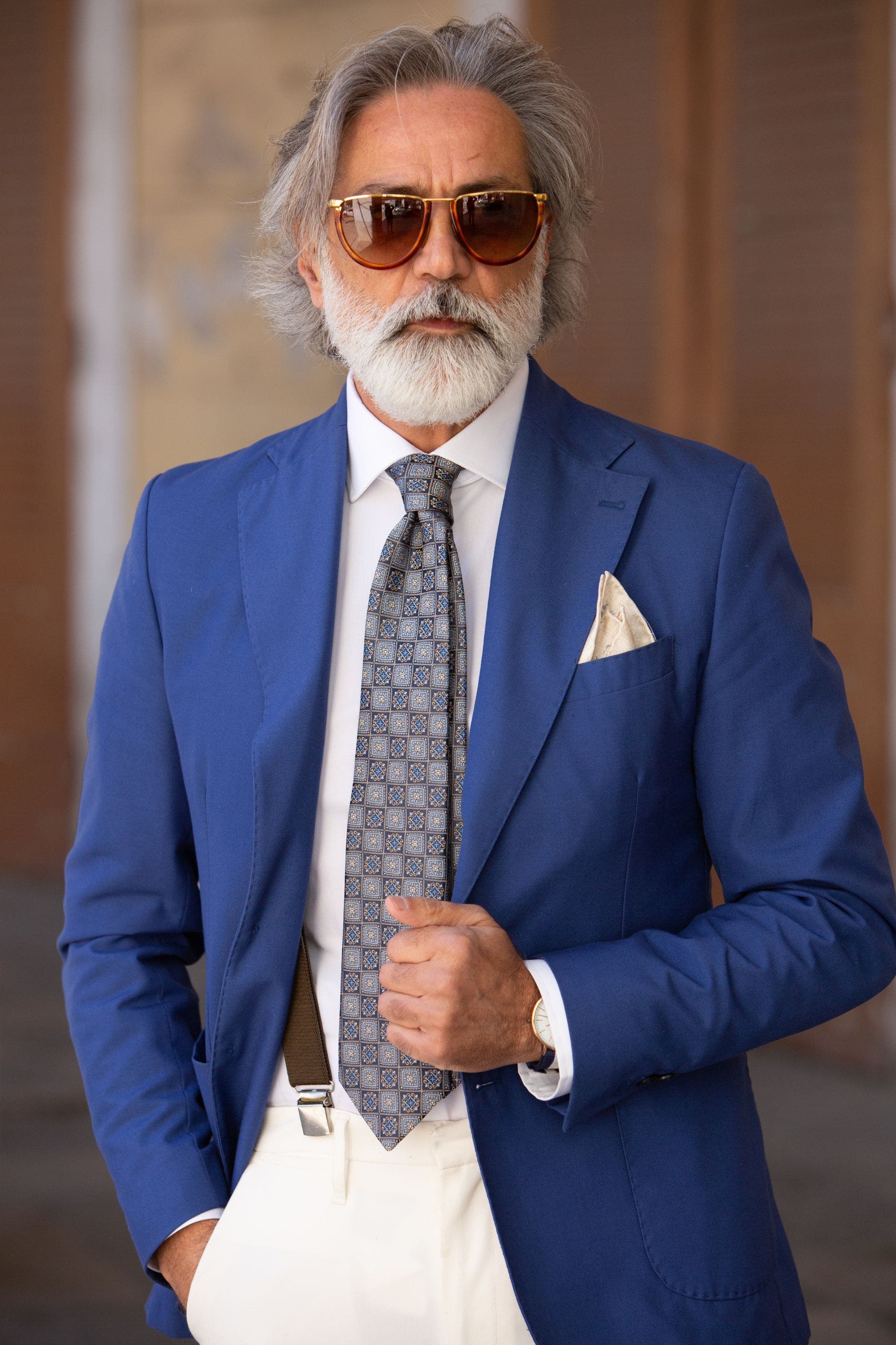 Navy and Blue