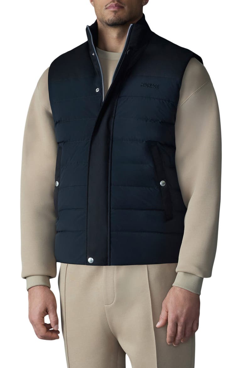 Brody Quilted Vest, Main, color, BLACK