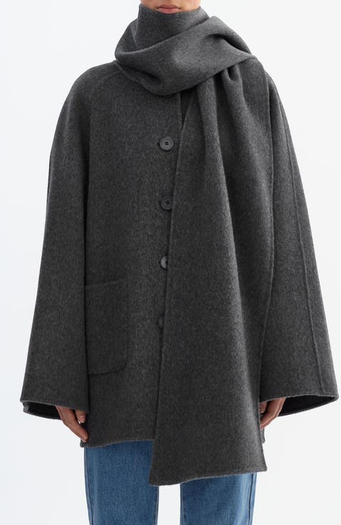 ANCA | Wool Scarf Jacket