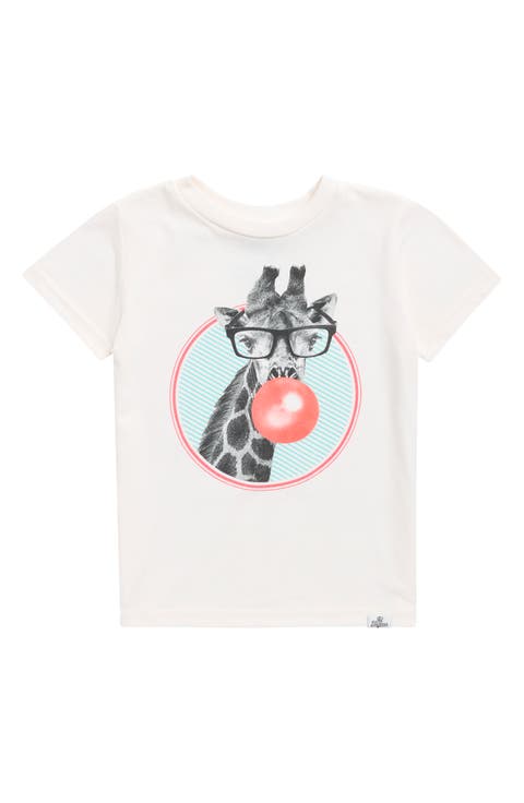 Kids' Giraffe Bubble Graphic Tee