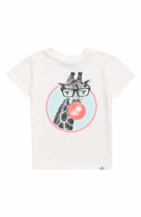 Kids' Giraffe Bubble Graphic Tee