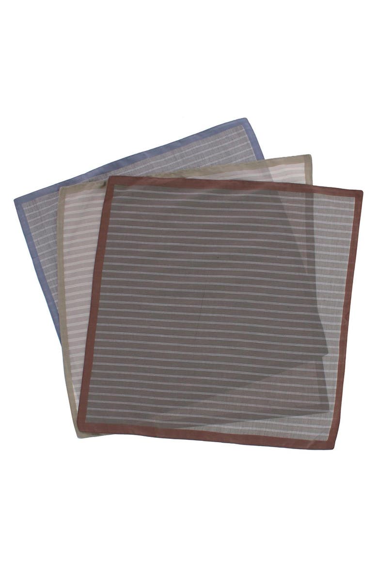 Clark's Classy Patterned Cotton Handkerchiefs, Alternate, color, Multiple