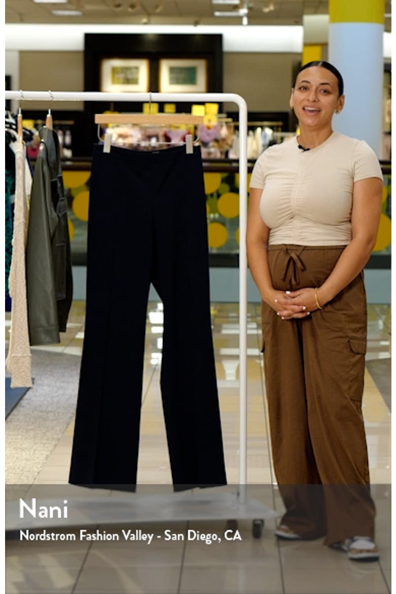 Tulea Side Zip Tropical Stretch Wool Trousers video