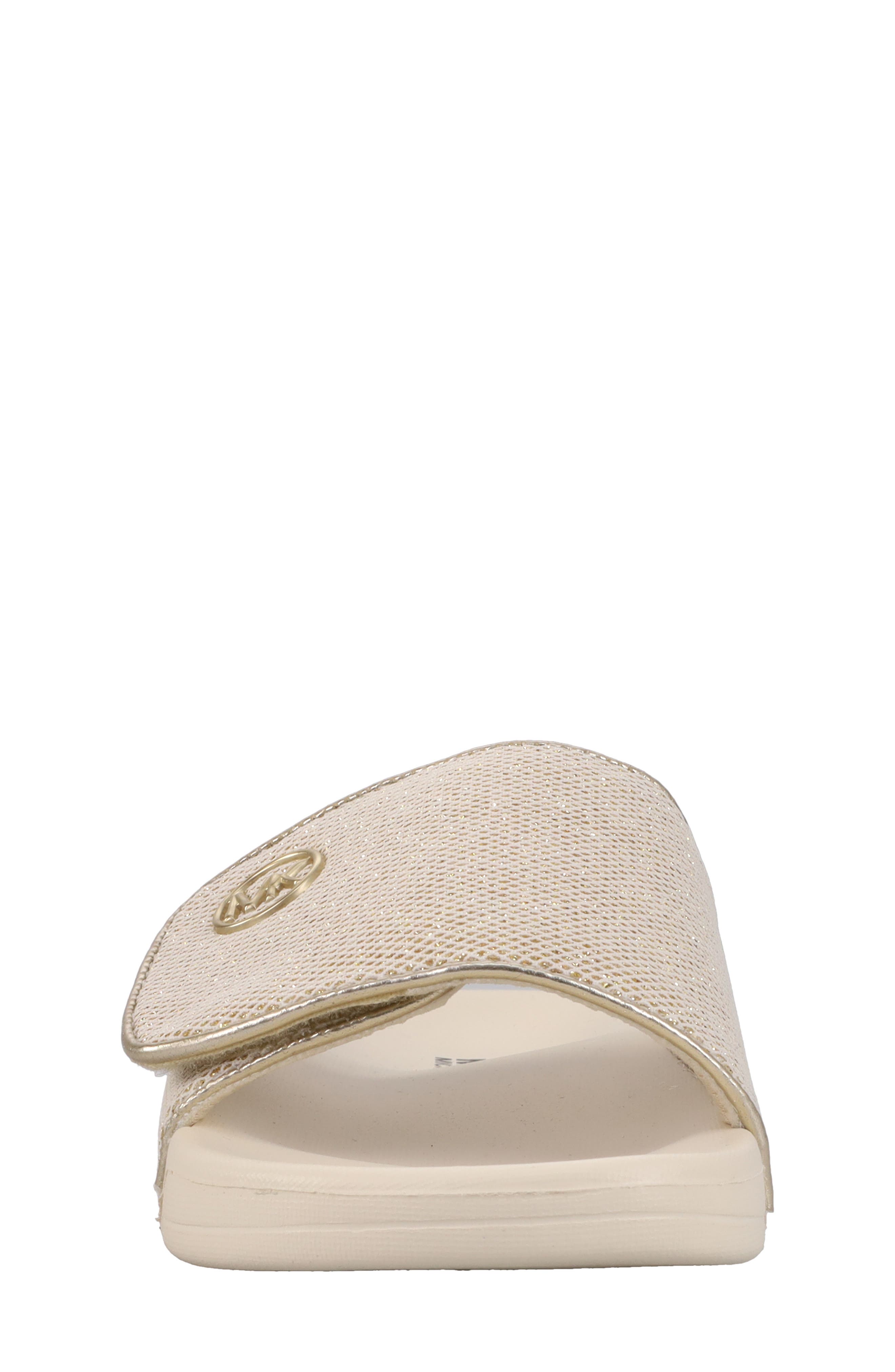 Kids' Jett Darby Slide Sandal, Alternate, color, PALE GOLD METALLIC