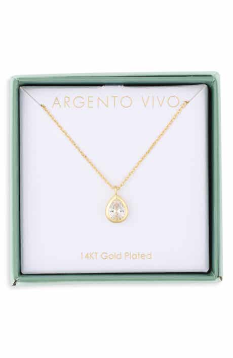 Pear Shape Pendant Necklace