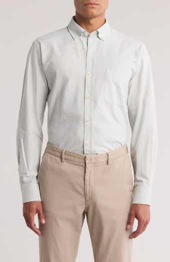 David Donahue Oxford Cotton Button-Down Dress Shirt