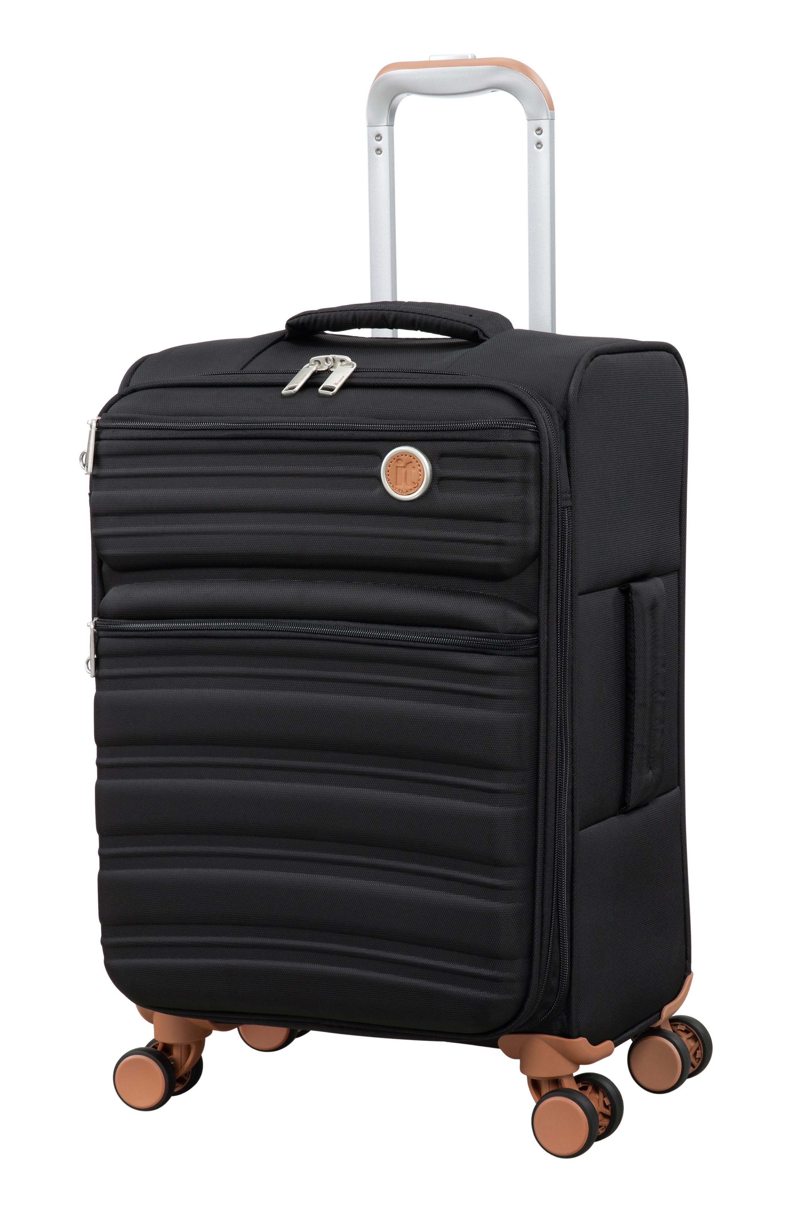 IT LUGGAGE Fusional 21-Inch Softshell Suitcase, Main, color, Black