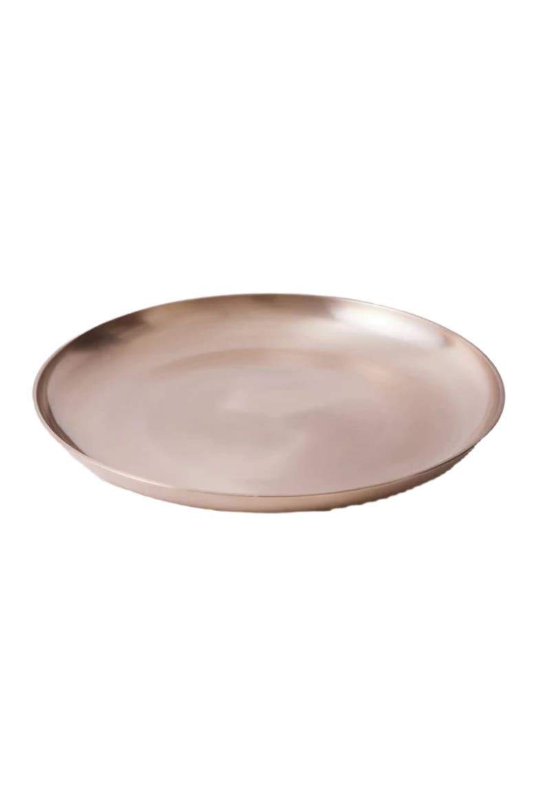 Luxe Kansa Platter, Alternate, color, Bronze