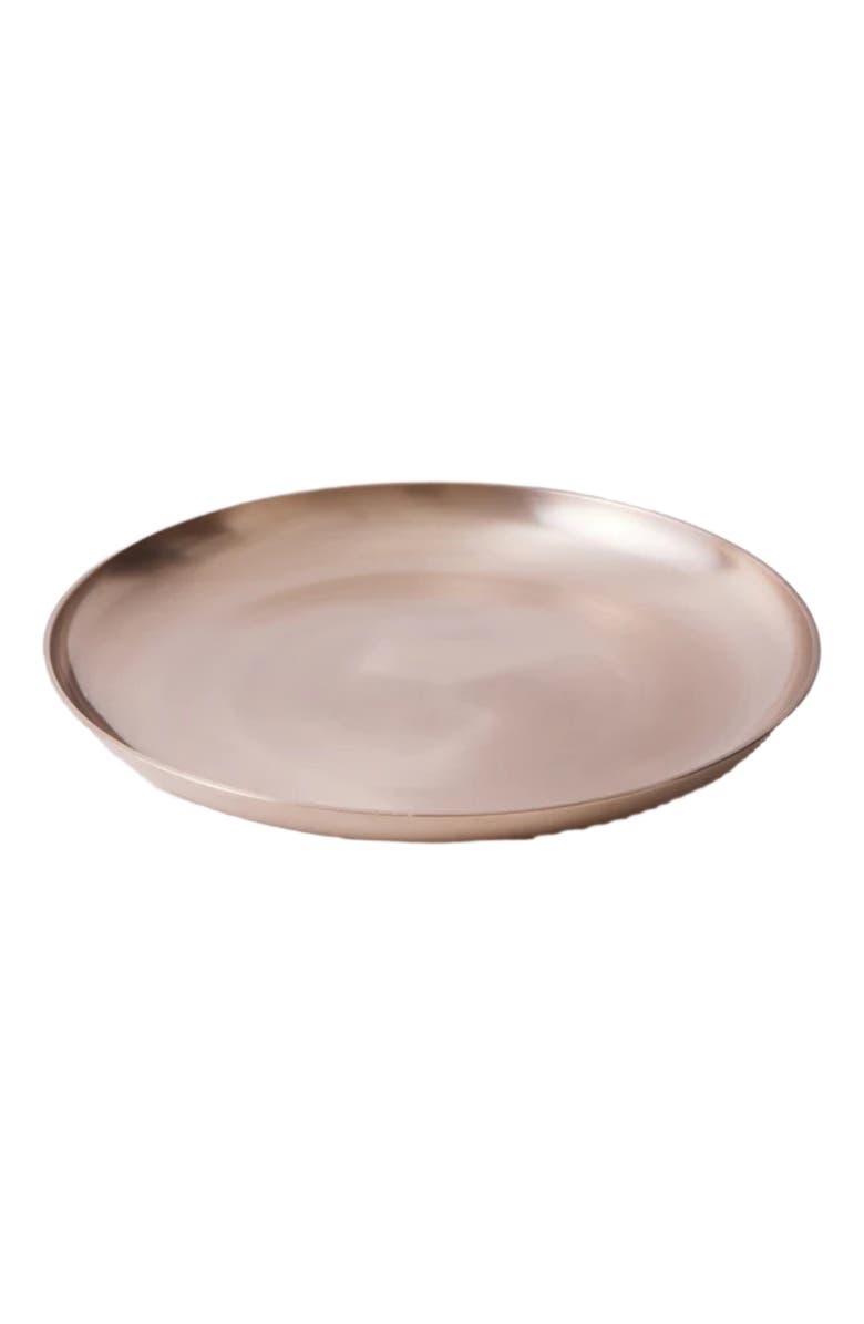 Fleck Luxe Kansa Platter, Alternate, color, Bronze