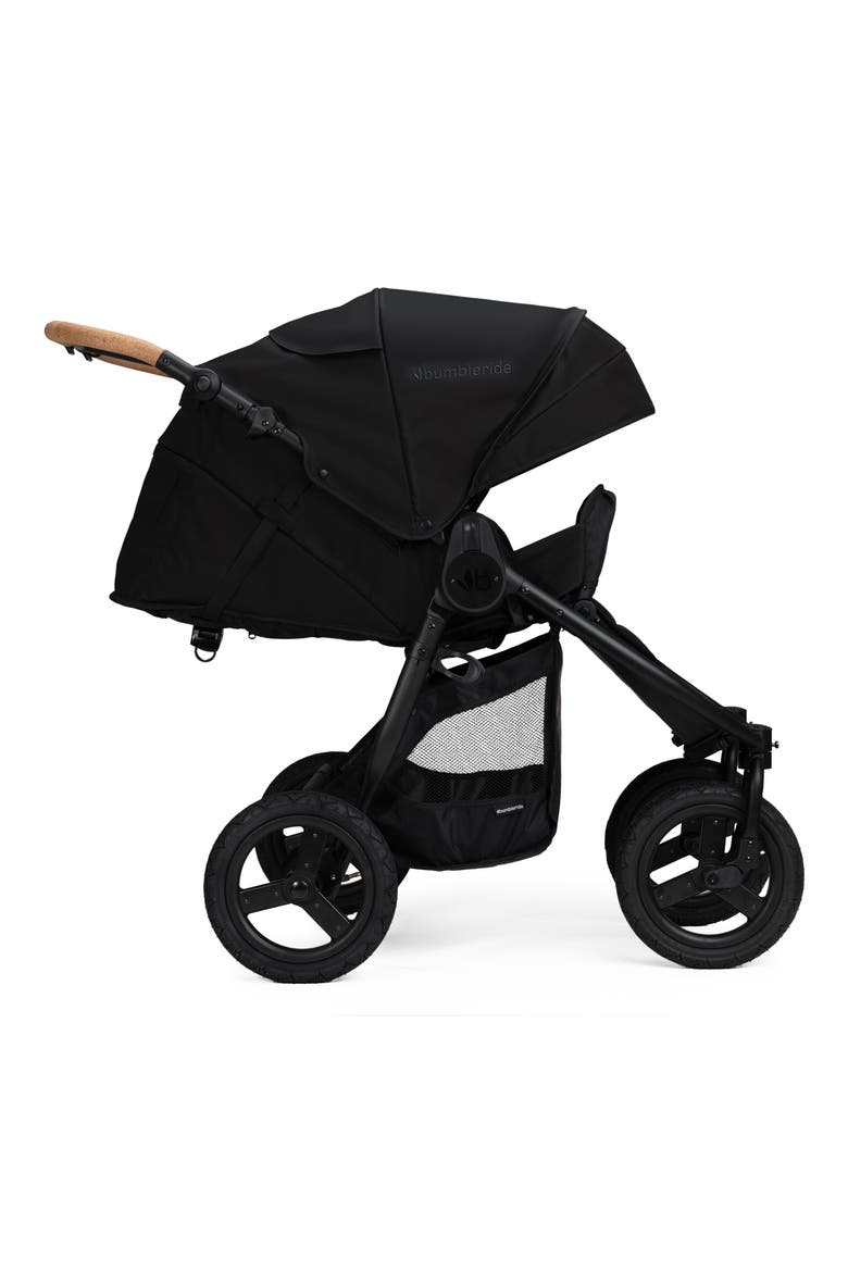 Indie Twin Stroller, Alternate, color, BLACK