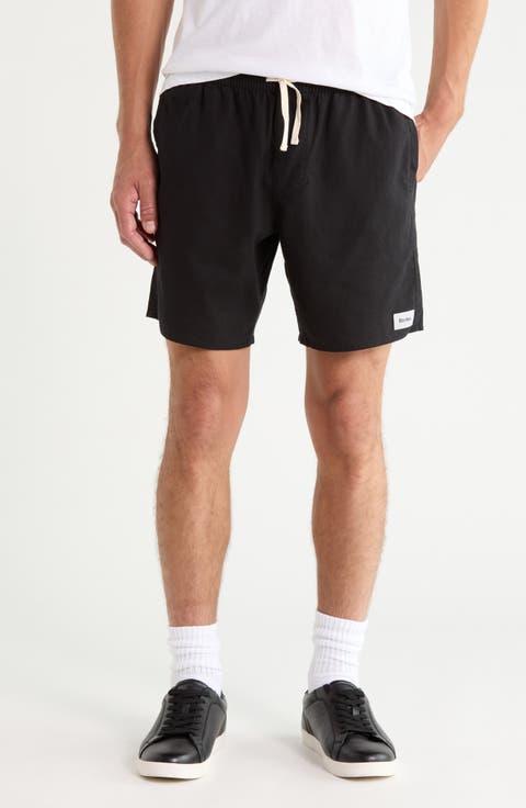 Classic Linen & Cotton Jam Drawstring Shorts