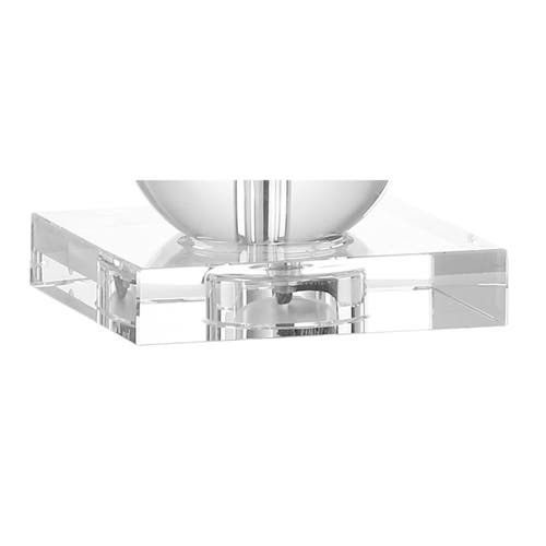 Jonathan Y Wynne 22" Crystal Led Table Lamp, Clear In Clear