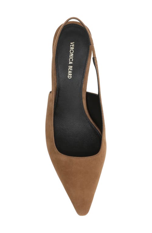 Veronica Beard Cashel Slingback Pointed Toe Pump In Brown