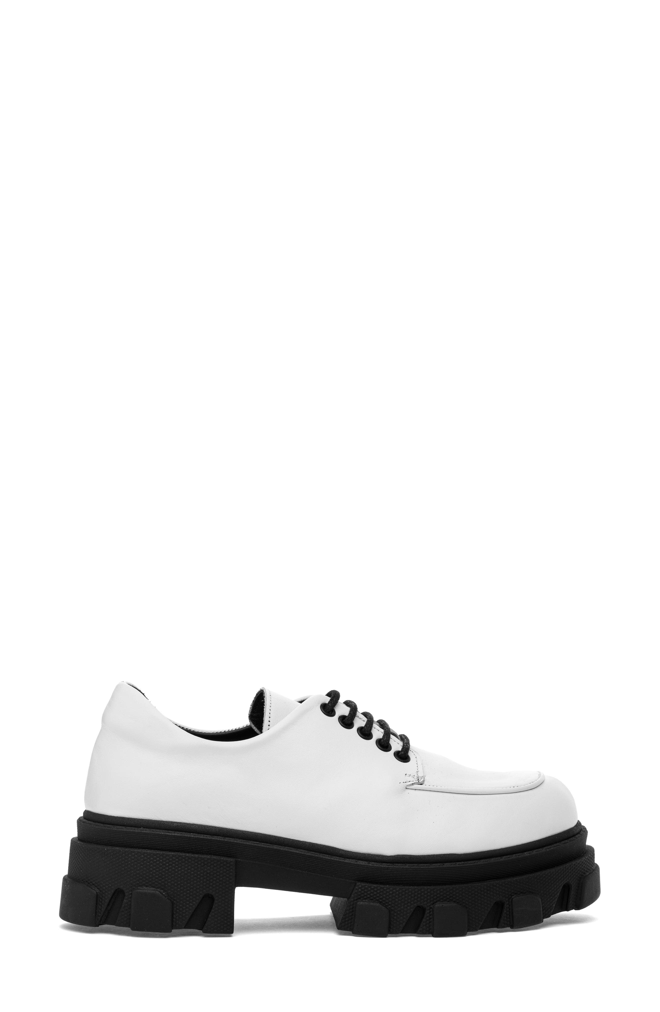 Corrie Platform Oxford, Alternate, color, WHITE LEATHER