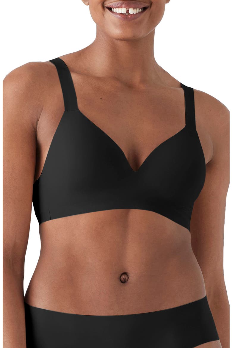 True Body Boost Wireless Hook Back Push-Up Bra, Main, color, BLACK