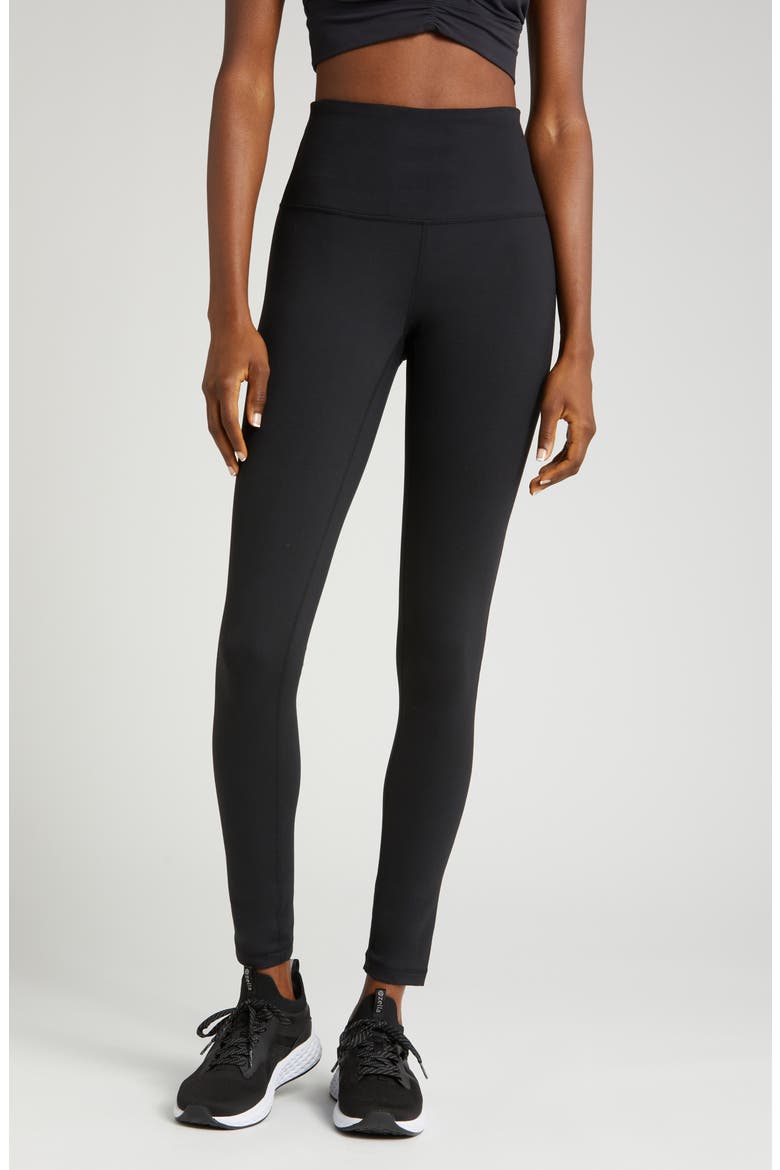 Live In High Waist Leggings, Main, color, BLACK