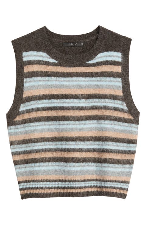 Bastille Stripe Sweater Vest