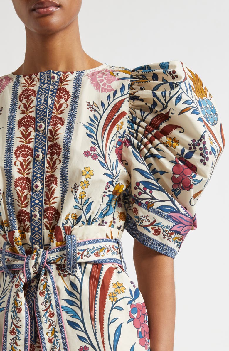 FARM Rio Romantic Lightness Puff Short Sleeve Romper, Alternate, color, 