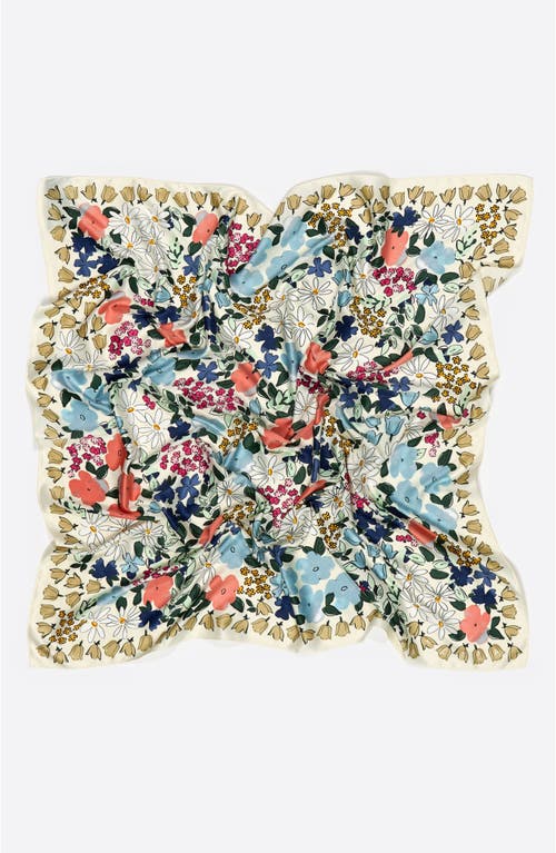 Bimba Y Lola Flower Garden Scarf In Multi