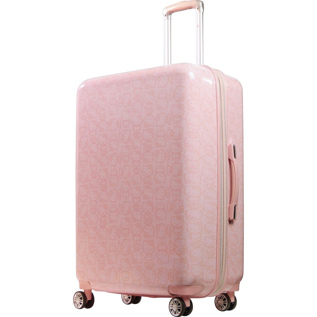 Ful Hello Kitty Pose All Over Print 29" Hard-Sided Luggage in Pink at Nordstrom