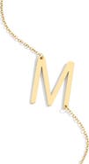 Mint & Lily Statement Initial Necklace