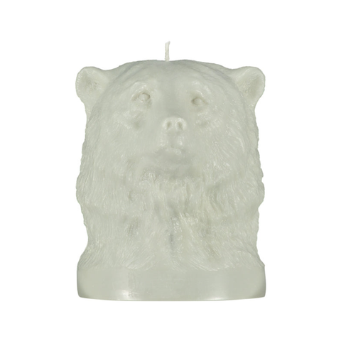Bear Head Candle