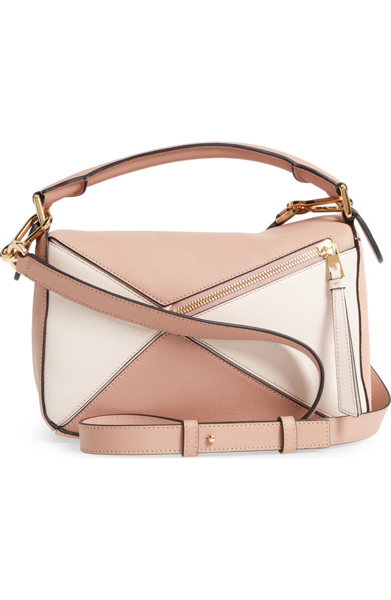 Loewe Puzzle Small Bicolor Leather Bag, Alternate, color,