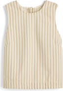Madewell Stripe Denim Boxy Shell Top