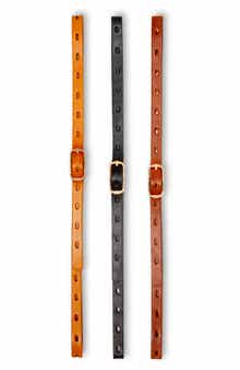 Linea Pelle 3-for-1 Perforated Belt Set