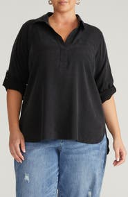 Universal Standard Button-Back Shirt