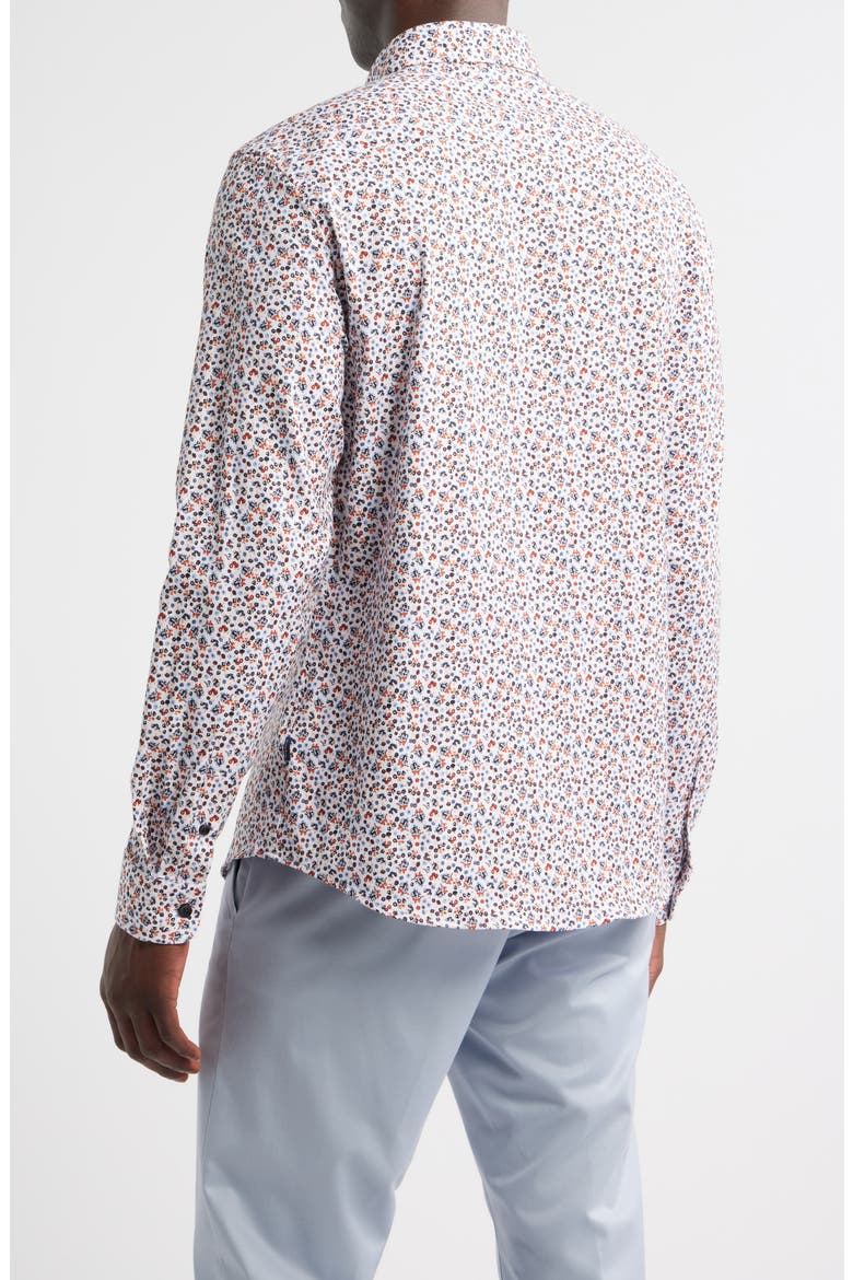 Wildflower Button-Up Shirt, Alternate, color, LIGHT BLUE