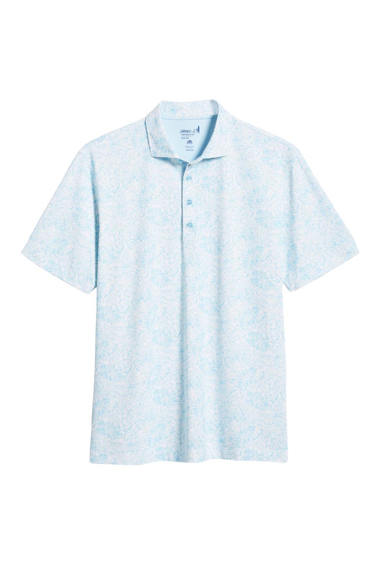 Hideaway Floral PREP-FORMANCE Polo, Alternate, color, PERMAFROST