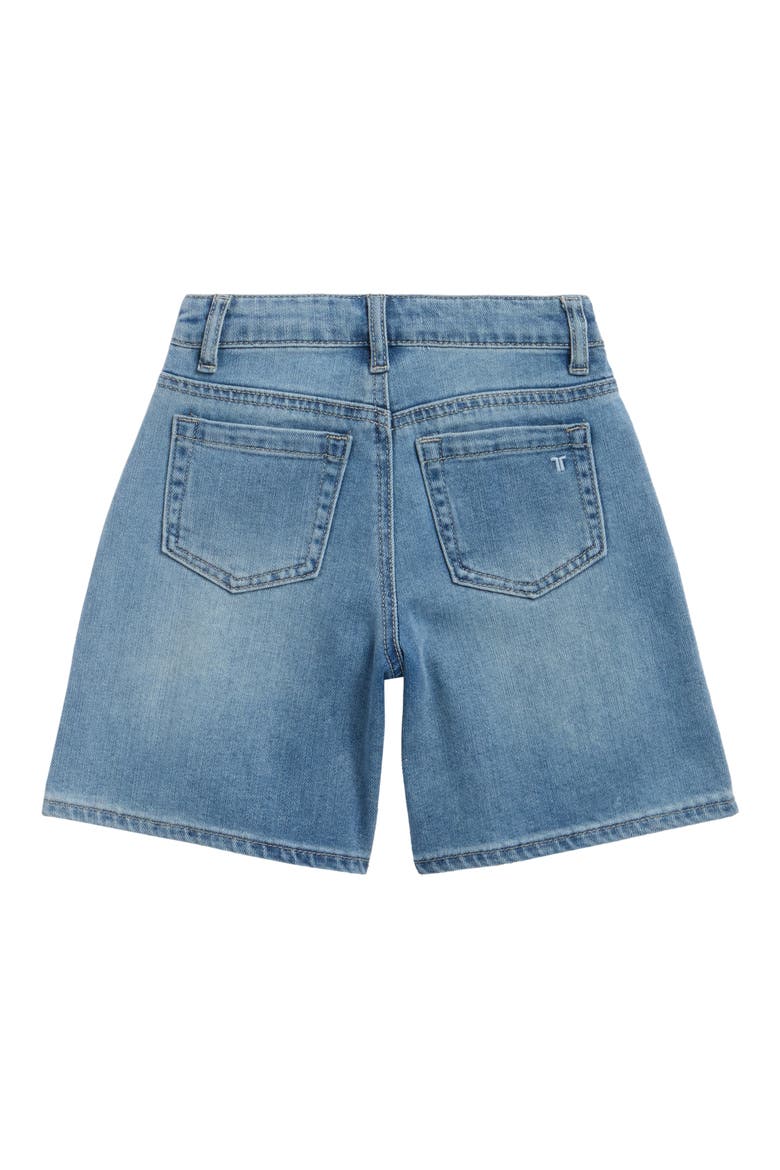 Kids' Cotton Blend Denim Shorts, Alternate, color, WASHED INDIGO