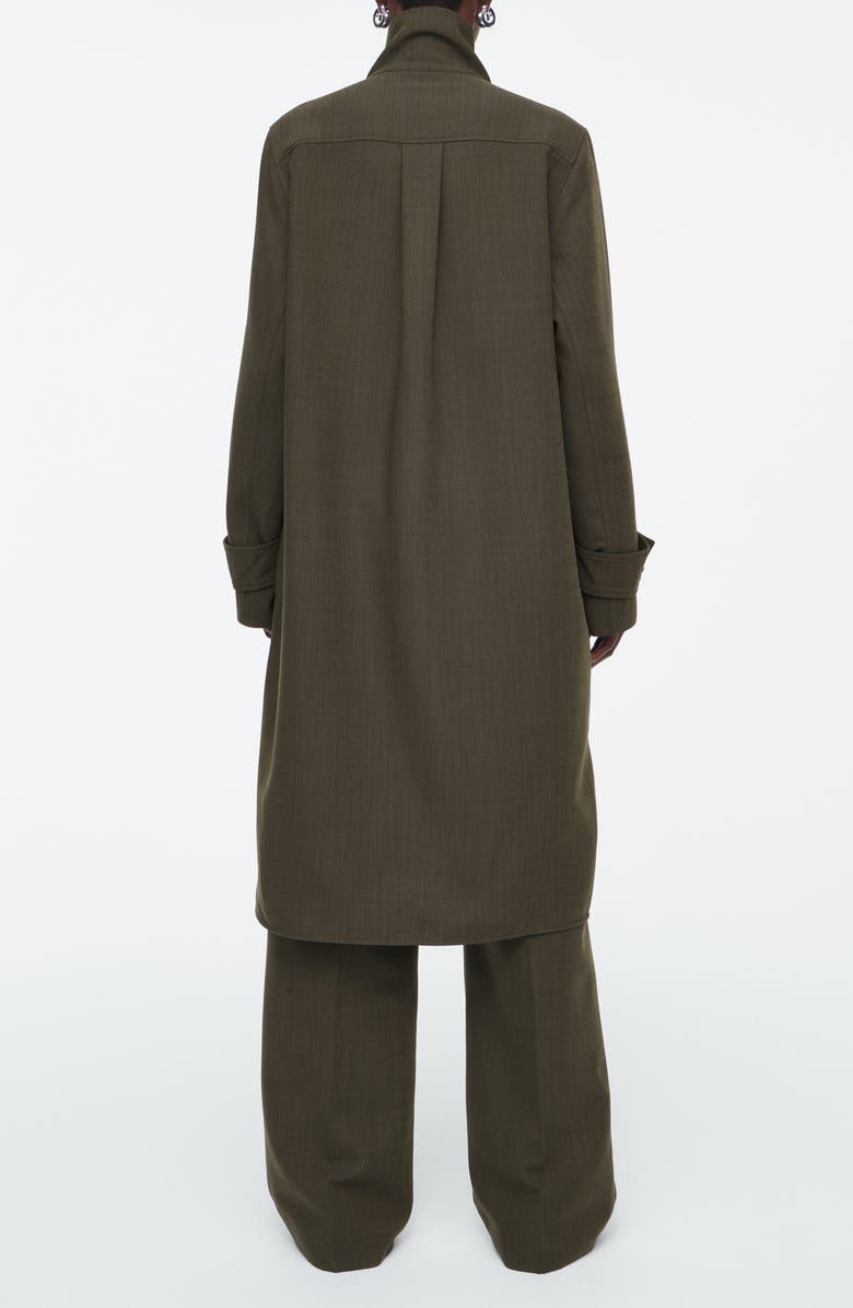 COS Stand Collar Shirtdress, Alternate, color,