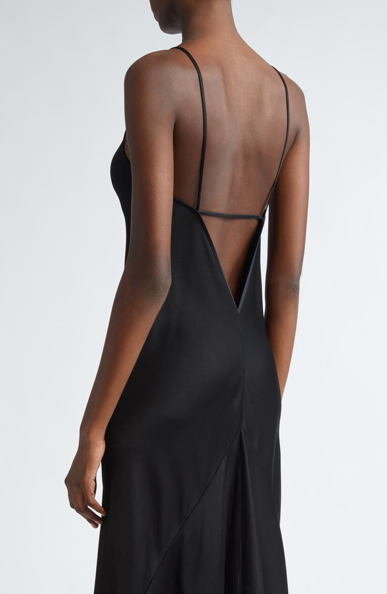 Victoria Beckham Satin Camisole Gown, Alternate, color,