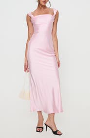 Princess Polly Azura Sleeveless Satin Maxi Dress
