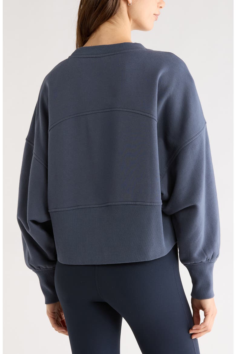 Cloud Fleece Relaxed Sweatshirt, Alternate, color, NAVY ARMADA