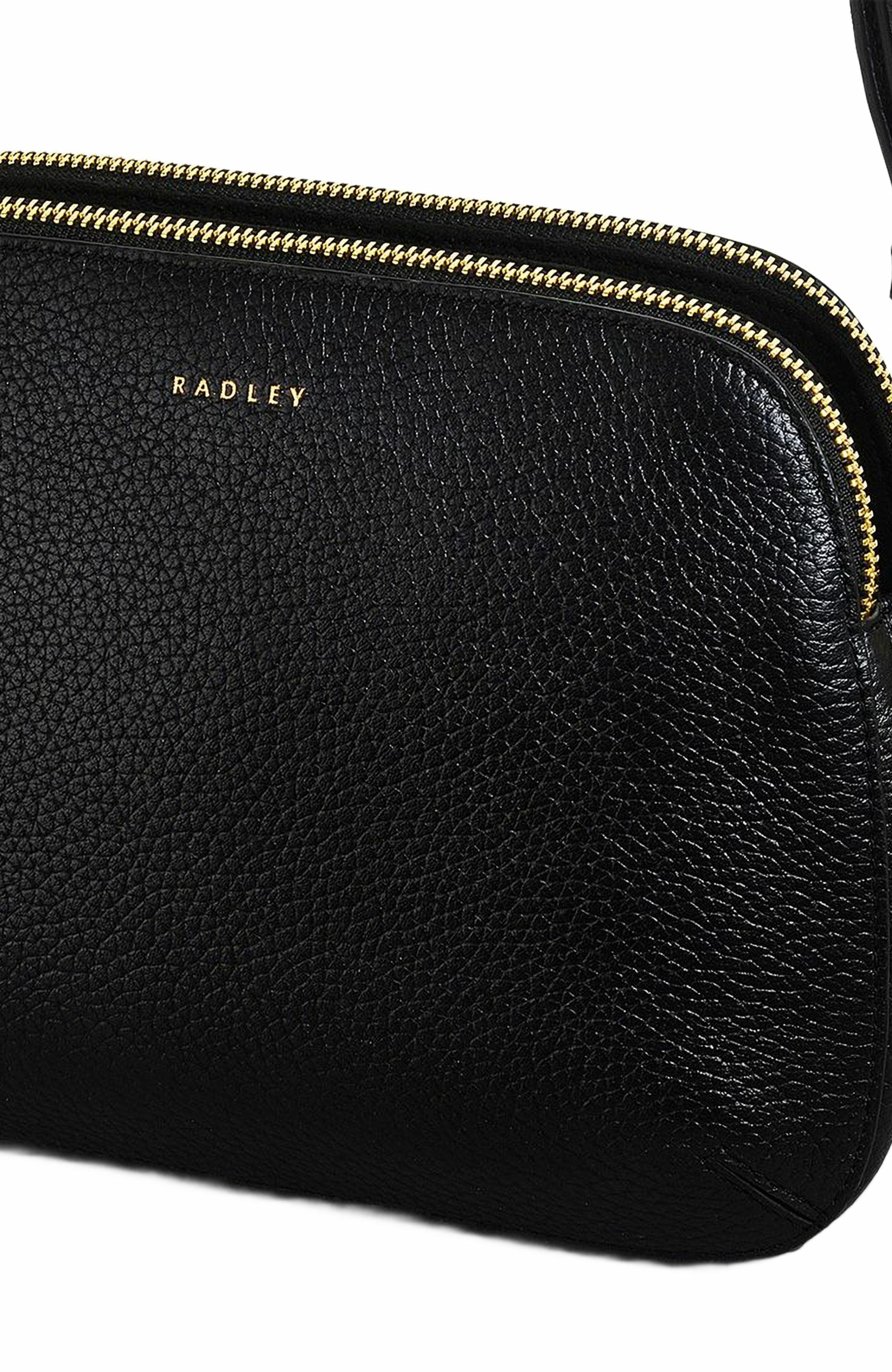 Radley Dukes Place Medium Ziptop Crossbody Bag, Alternate, color, Black