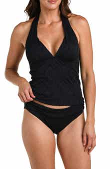 Mantra Medallion Halter Tankini Top