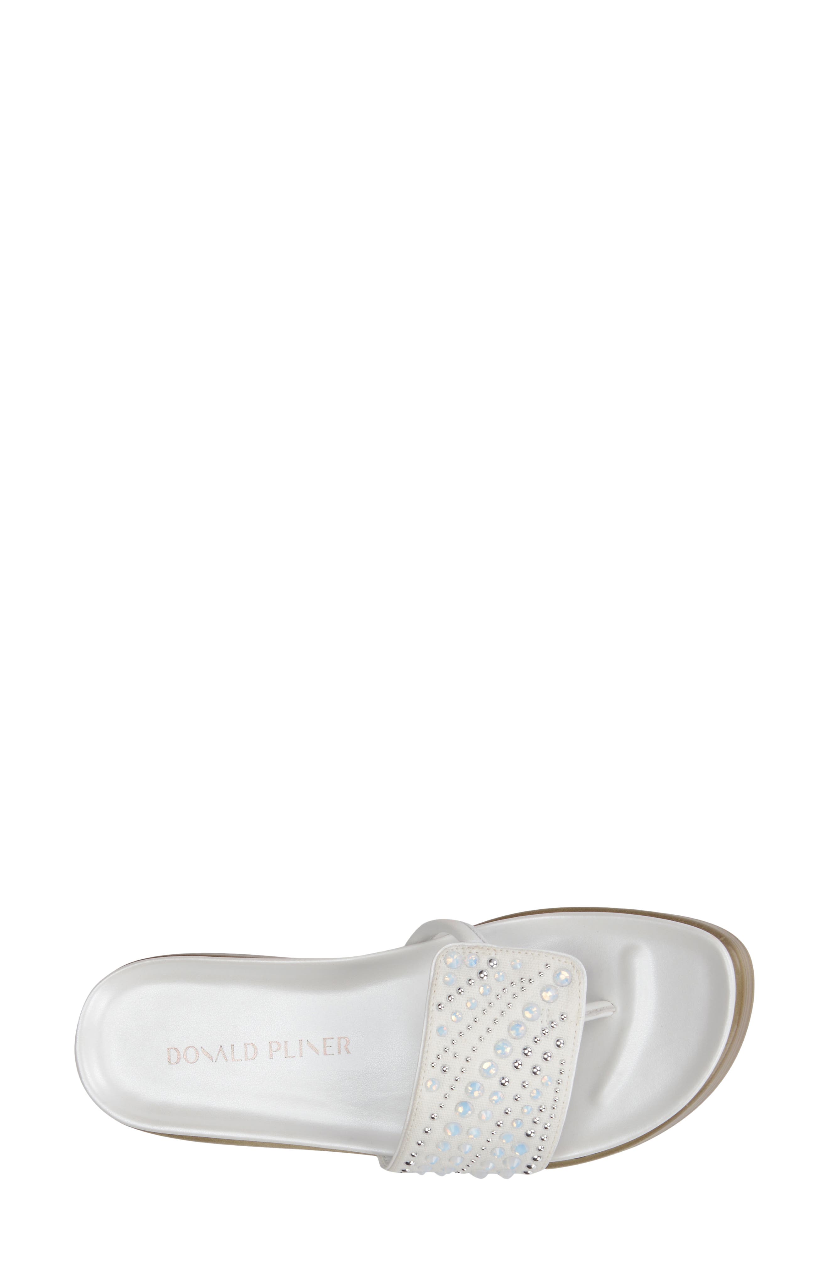 Fifi Slide Sandal, Alternate, color, BONE CANVAS