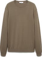 MANGO Crewneck Cotton Sweater