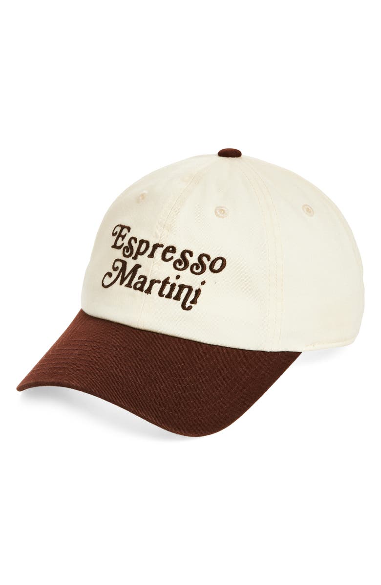 American Needle Espresso Martini Cotton Snapback Baseball Cap, Main, color, 